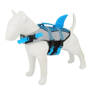 Chaleco salvavidas para perros de tiburón